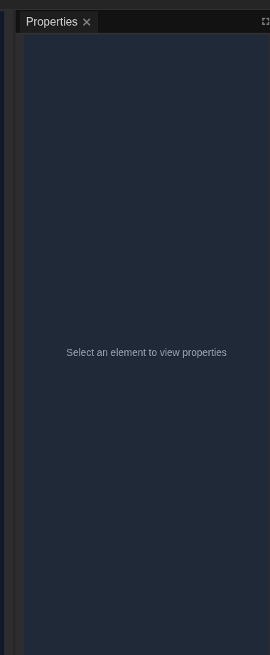 Properties panel showing network settings